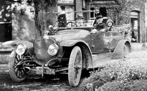 Eb, his wife Ivy and Chris (the founder), 1912