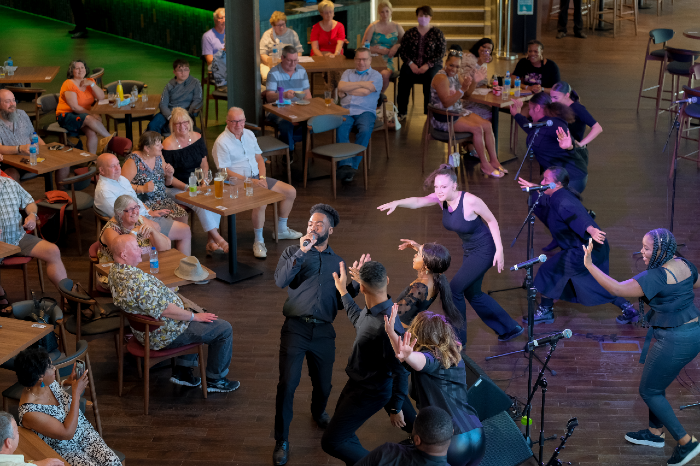 The Jennifer Blackwell Performance Space, Birmingham Symphony Hall a B:Music venue. Photo: B:Music Ltd.